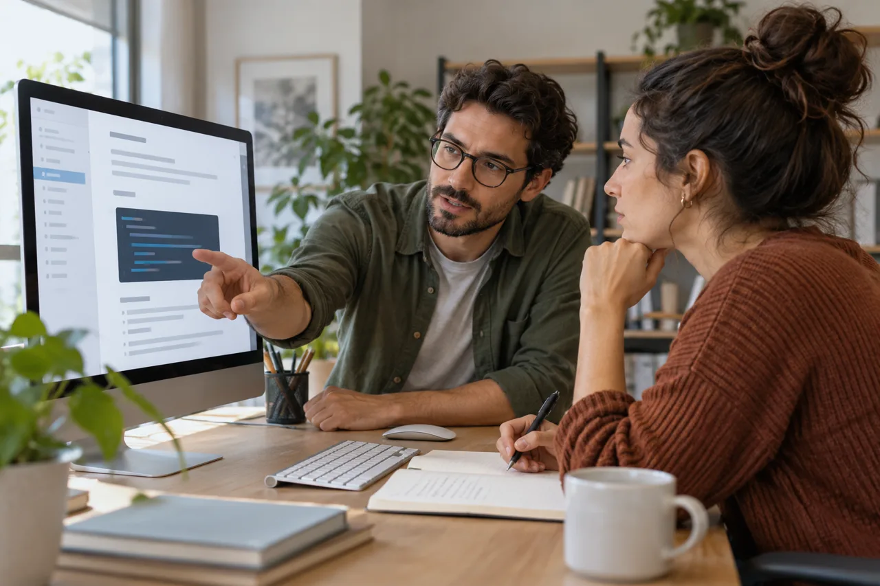 Companies reducing artificial intelligence spending — team reviewing technology decisions