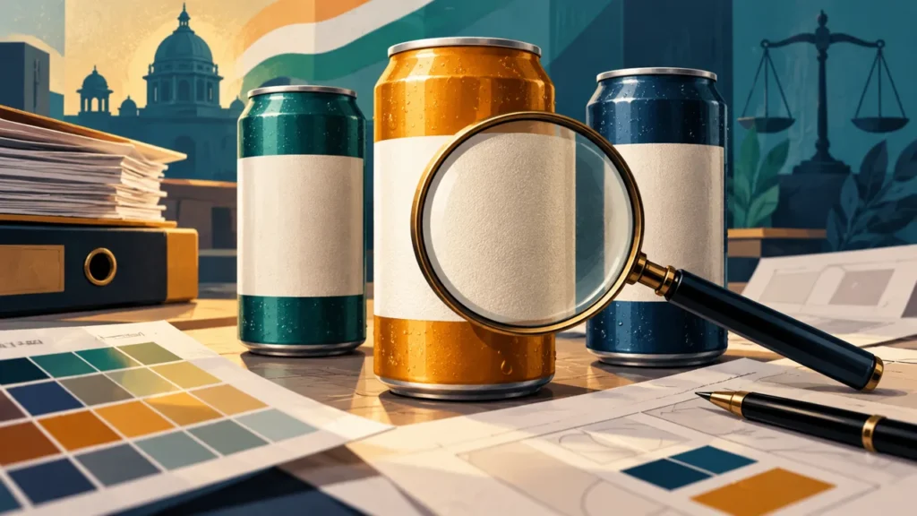 Editorial can and label inspection concept for beverage companies must remove energy drink labels within ninety days