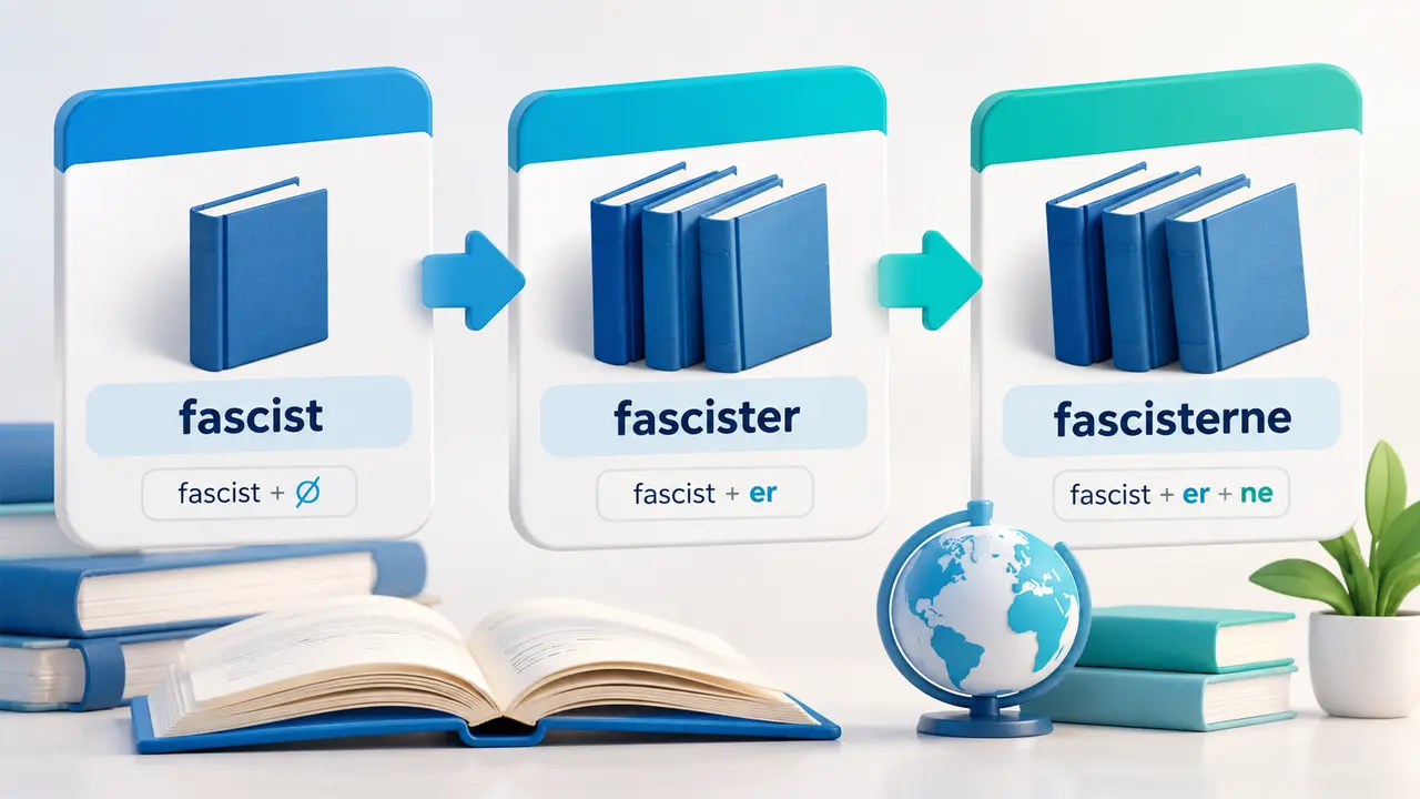 Fascisterne definite plural Danish grammar illustration
