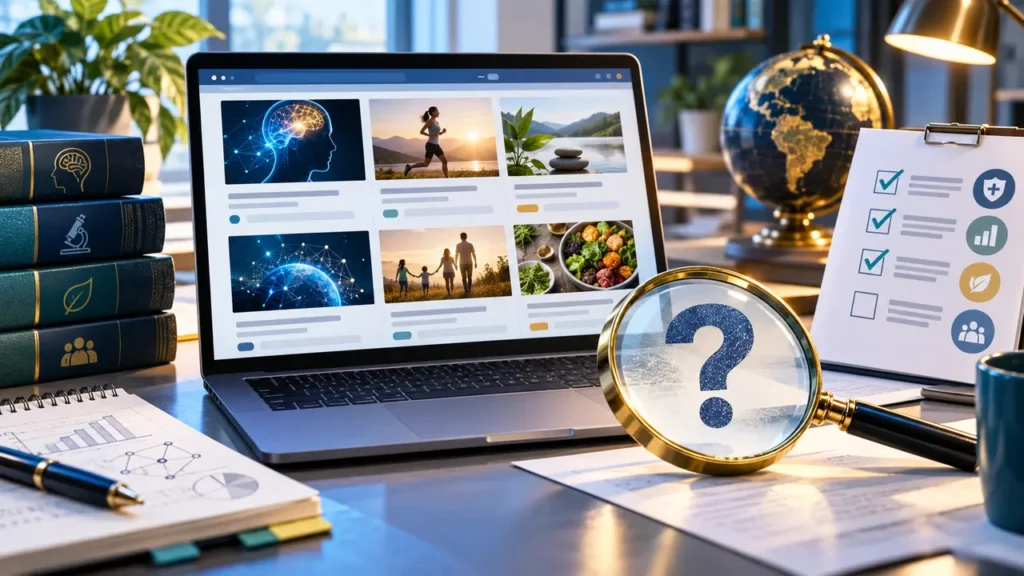 Pantagonar evidence-based website guide illustration