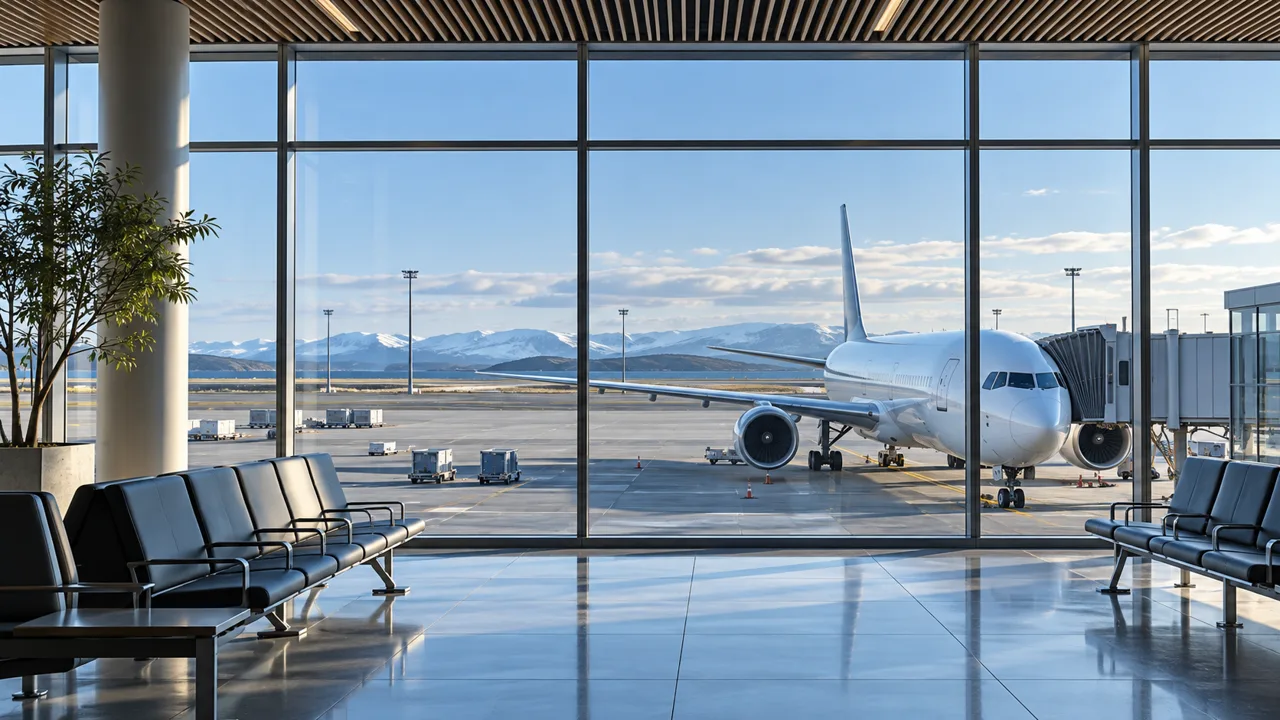 Airport terminal concept accompanying the statens luftfartsvæsen guide